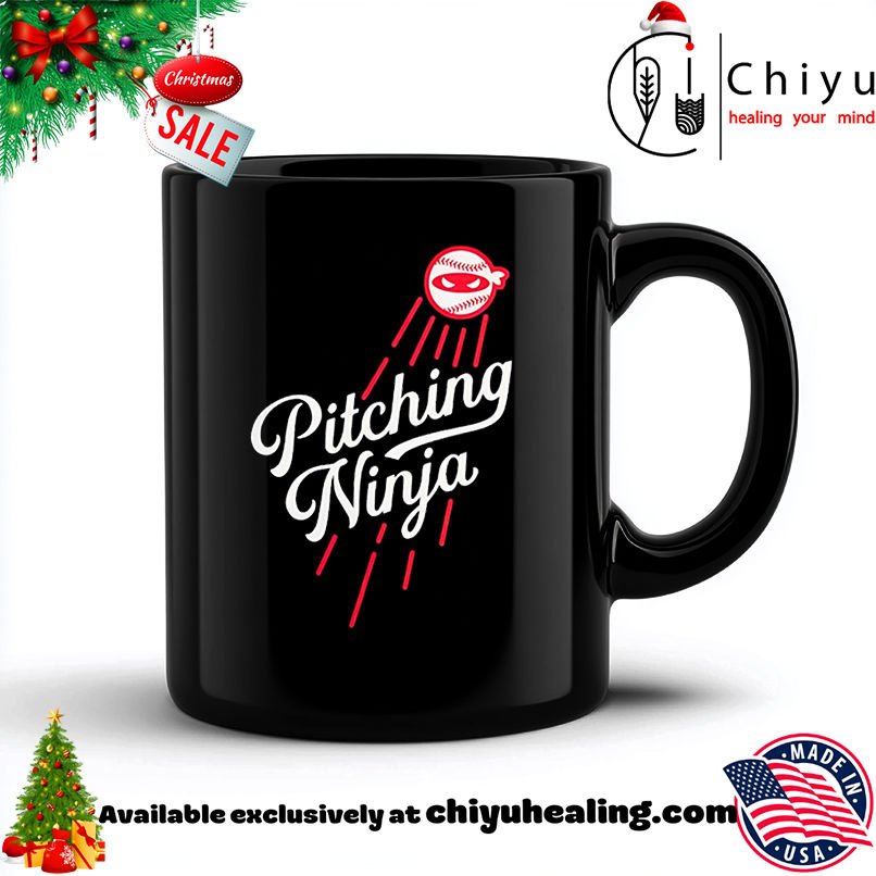 Funny Los Angeles Dodgers Pitching Ninja logo shirt, Hoodie, Sweatshirt, Poster Canvas, Mug, Ornaments