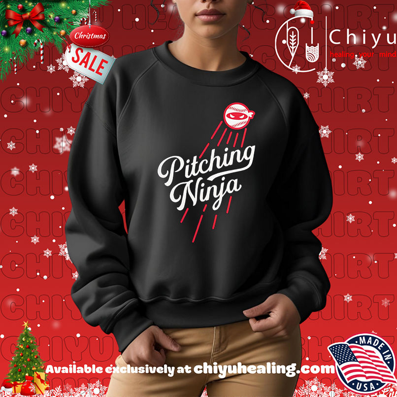 Funny Los Angeles Dodgers Pitching Ninja logo shirt Funny Los Angeles Dodgers Pitching Ninja logo shirt