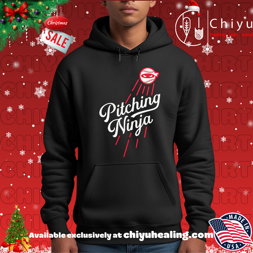 Funny Los Angeles Dodgers Pitching Ninja logo shirt Funny Los Angeles Dodgers Pitching Ninja logo shirt