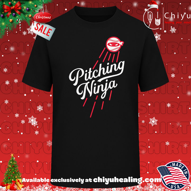 Funny Los Angeles Dodgers Pitching Ninja logo shirt, Hoodie, Sweatshirt, Poster Canvas, Mug, Ornaments