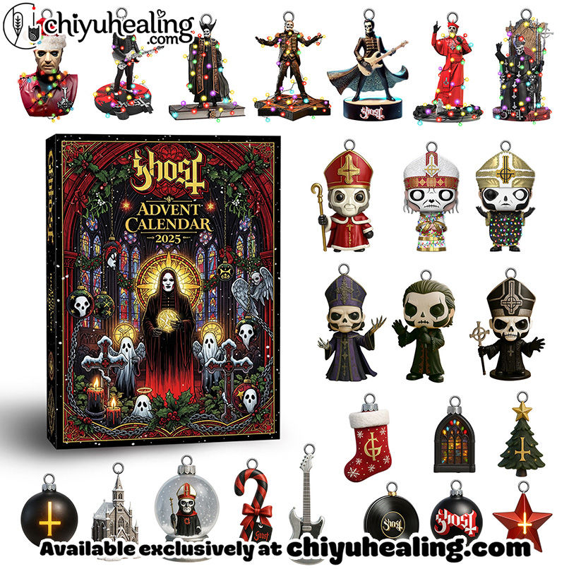 GHB Premium Advent Calendar 2025 CHRISTMAS GIFT, CHRISTMAS IDEA, Christmas Countdown Advent Calendar Gift Box with 24 Acrylic Ornaments