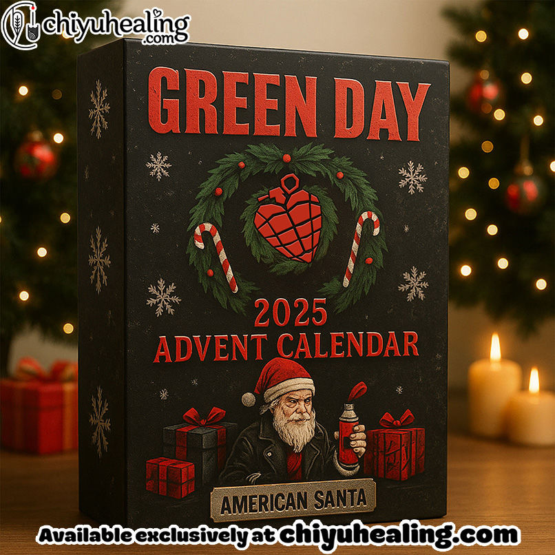 Green Day American Idiot American Santa Advent Calendar 2025 CHRISTMAS GIFT, CHRISTMAS IDEA, Christmas Countdown Advent Calendar Gift Box with 24 Acrylic Ornaments Green Day American Idiot American Santa Advent Calendar 2025 CHRISTMAS GIFT, CHRISTMAS IDEA, Christmas Countdown Advent Calendar Gift Box with 24 Acrylic Ornaments