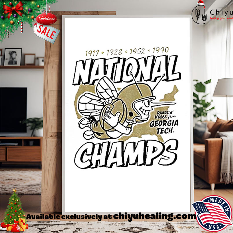 Georgia Tech Yellow Jackets Daadcy Holes Fun National Champs Vintage shirt, Hoodie, Sweatshirt, Poster Canvas, Mug, Ornaments