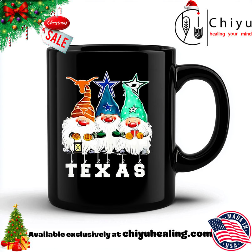 Gnomies Texas Longhorns Dallas Cowboys And Dallas Stars Merry Christmas T-shirt, Hoodie, Sweatshirt, Poster Canvas, Mug, Ornaments 6 Gnomies Texas Longhorns Dallas Cowboys And Dallas Stars Merry Christmas T-shirt, Hoodie, Sweatshirt, Poster Canvas, Mug, Ornaments