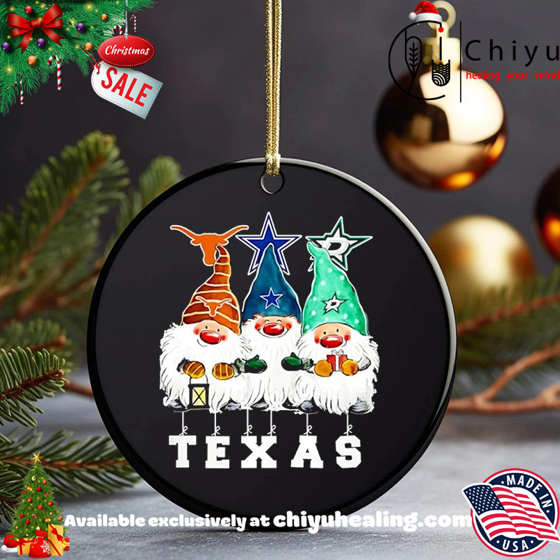 Gnomies Texas Longhorns Dallas Cowboys And Dallas Stars Merry Christmas T-shirt, Hoodie, Sweatshirt, Poster Canvas, Mug, Ornaments 5 Gnomies Texas Longhorns Dallas Cowboys And Dallas Stars Merry Christmas T-shirt, Hoodie, Sweatshirt, Poster Canvas, Mug, Ornaments
