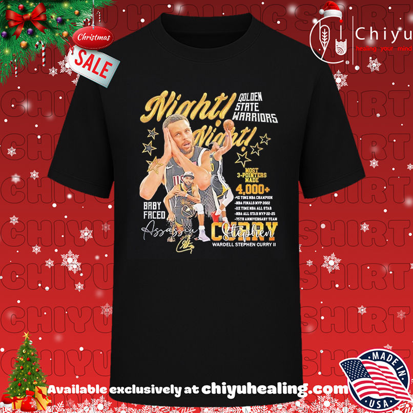Golden State Warriors Stephen Curry Night Night Signature shirt, Hoodie, Sweatshirt, Poster Canvas, Mug, Ornaments