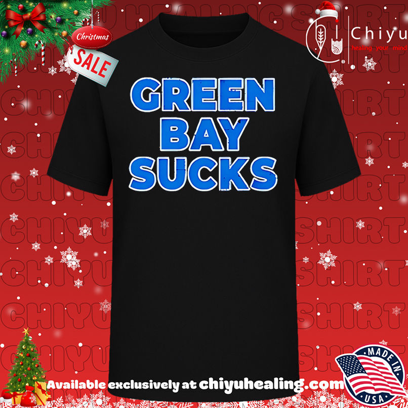 Green Bay Sucks Retro Shirt, Hoodie, Sweatshirt, Poster Canvas, Mug, Ornaments