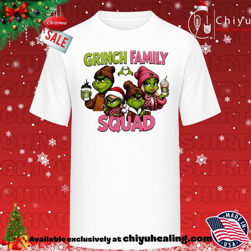 Grinch Family Squad Merry Christmas 2025 shirt, Hoodie, Sweatshirt, Poster Canvas, Mug, Ornaments