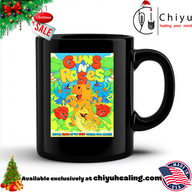 Guns N' Roses Pedreira Paulo Leminski Curitiba Brazil Oct 28 2025 Shirt, Hoodie, Sweatshirt, Poster Canvas, Mug, Ornaments