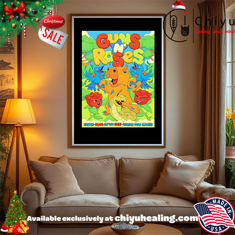 Guns N' Roses Pedreira Paulo Leminski Curitiba Brazil Oct 28 2025 Shirt, Hoodie, Sweatshirt, Poster Canvas, Mug, Ornaments