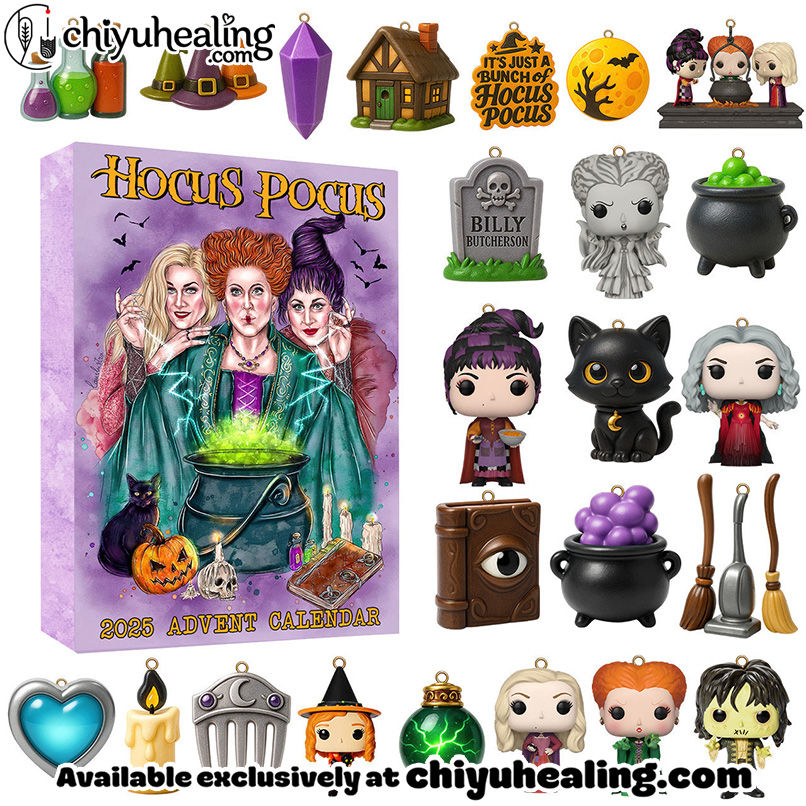 HCPC Advent Calendar 2025 CHRISTMAS GIFT, CHRISTMAS IDEA, Christmas Countdown Advent Calendar Gift Box with 24 Acrylic Ornaments