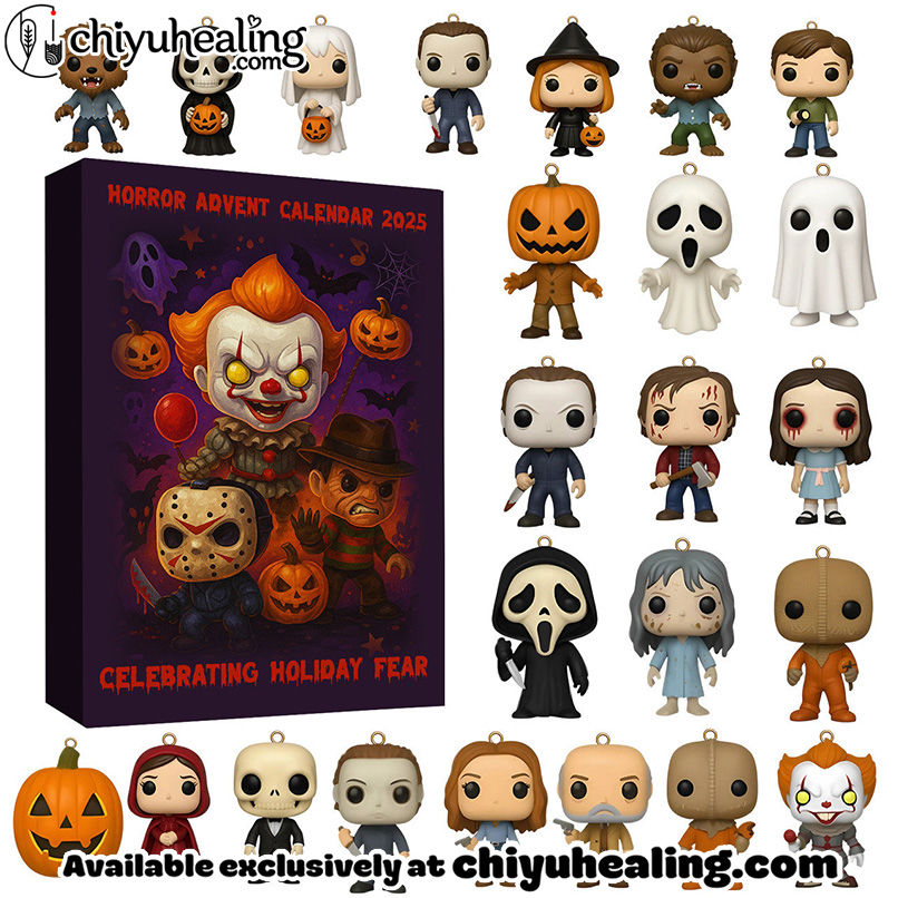 HRR Advent Calendar 2025 CHRISTMAS GIFT, CHRISTMAS IDEA, Christmas Countdown Advent Calendar Gift Box with 24 Acrylic Ornaments