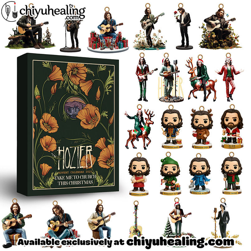 HZR ADVENT CALENDAR 2025 CHRISTMAS GIFT, CHRISTMAS IDEA, Christmas Countdown Advent Calendar Gift Box with 24 Acrylic Ornaments