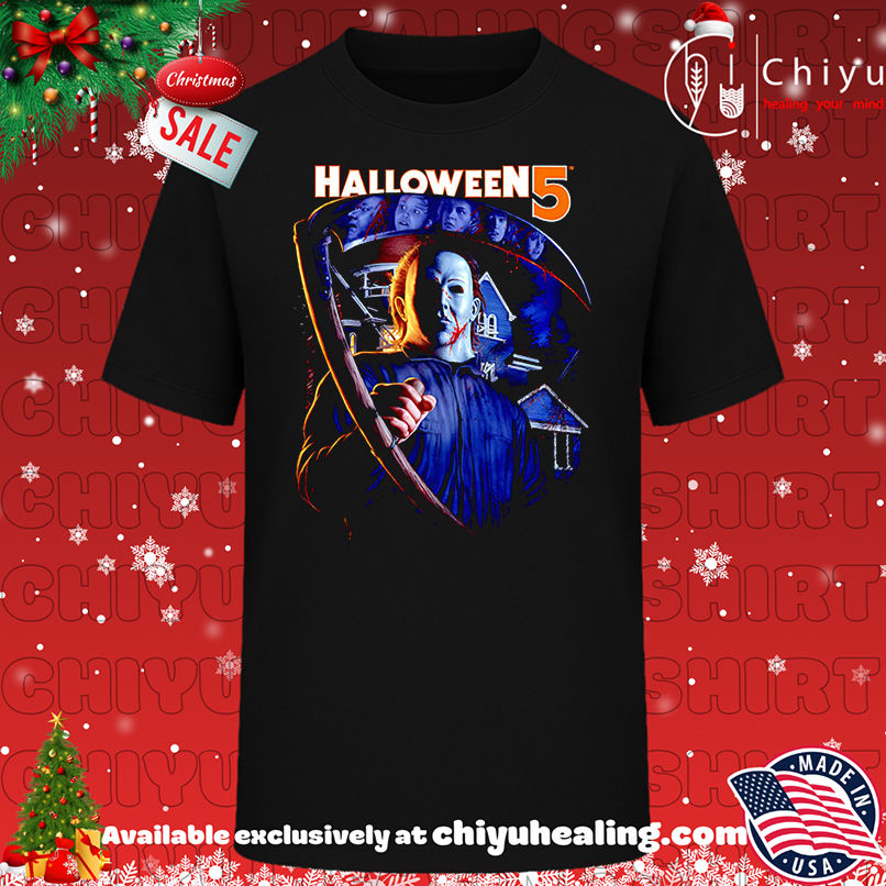 Halloween 5 The Haddonfield Reaper Shirt, hoodie, sweater, longsleeve and V-neck T-shirt, Hoodie, Sweatshirt, Poster Canvas, Mug, Ornaments