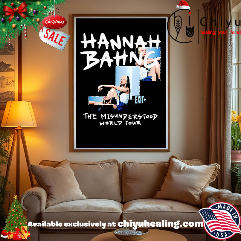 Hannah Bahng The Misunderstood World Tour shirt Hannah Bahng The Misunderstood World Tour shirt