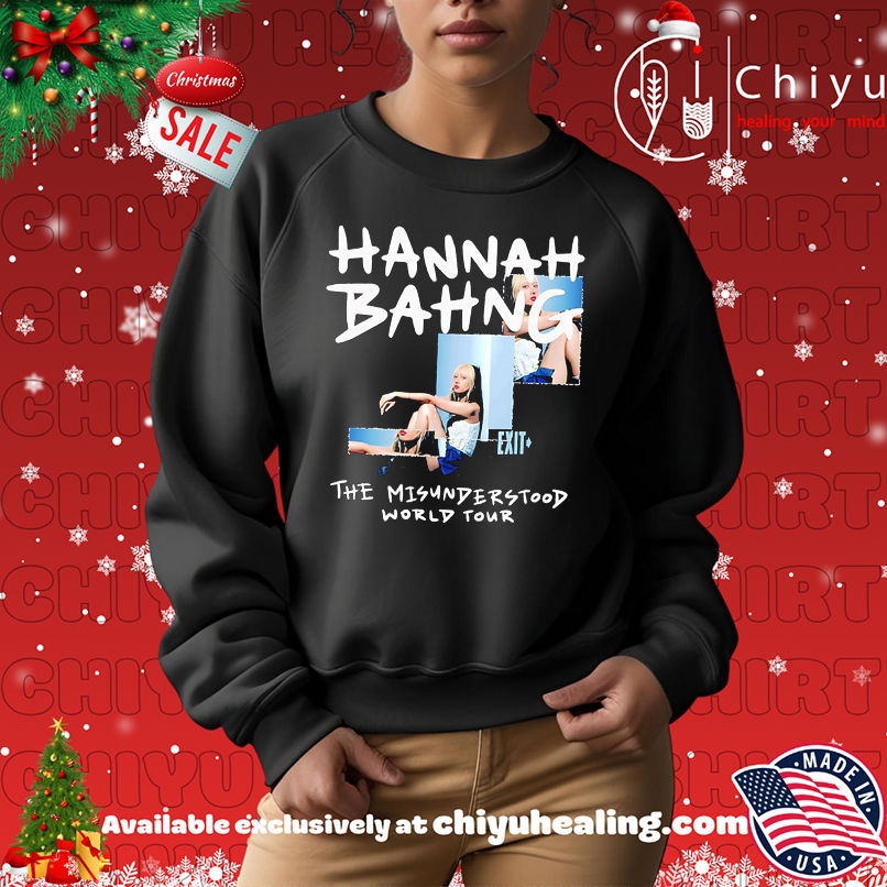 Hannah Bahng The Misunderstood World Tour shirt Hannah Bahng The Misunderstood World Tour shirt