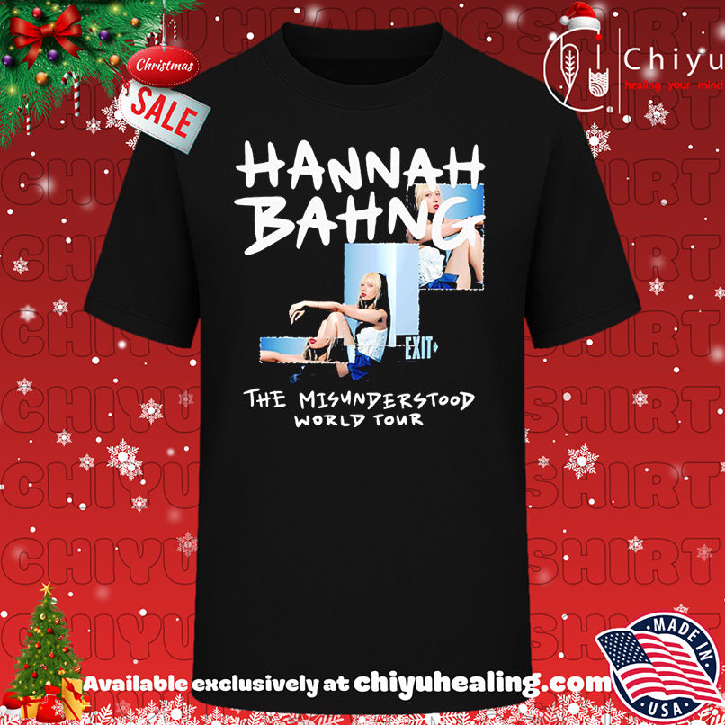 Hannah Bahng The Misunderstood World Tour shirt, Hoodie, Sweatshirt, Poster Canvas, Mug, Ornaments
