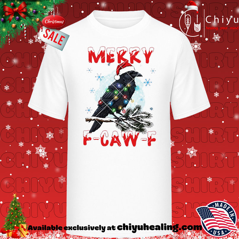 Happy Christmas black raven String light shirt, Hoodie, Sweatshirt, Poster Canvas, Mug, Ornaments