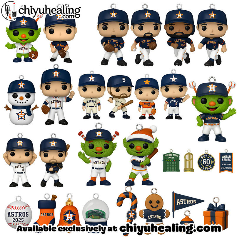 Houston Astros Advent Calendar 2025 60TH ANNIVERSARY Christmas Gift, Christmas Idea, Christmas Countdown Advent Calendar Gift Box with 24 Acrylic Ornaments