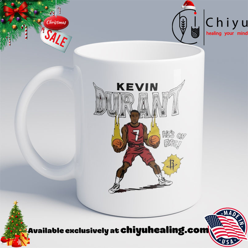 Houston Rockets Kevin Durant he's on fire Comic Book shirt, Hoodie, Sweatshirt, Poster Canvas, Mug, Ornaments