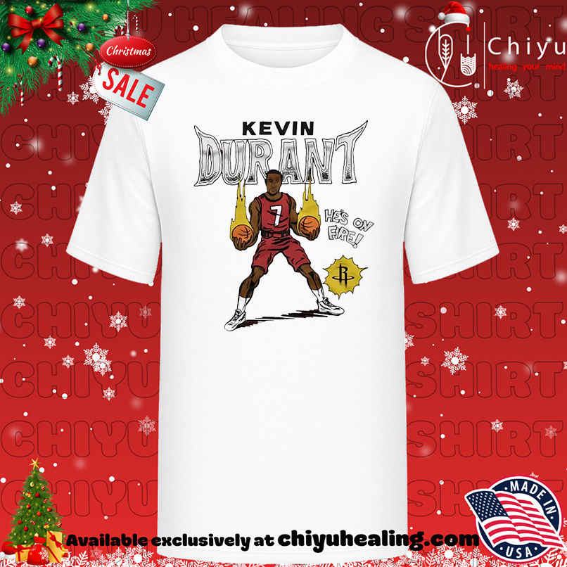 Houston Rockets Kevin Durant he's on fire Comic Book shirt, Hoodie, Sweatshirt, Poster Canvas, Mug, Ornaments