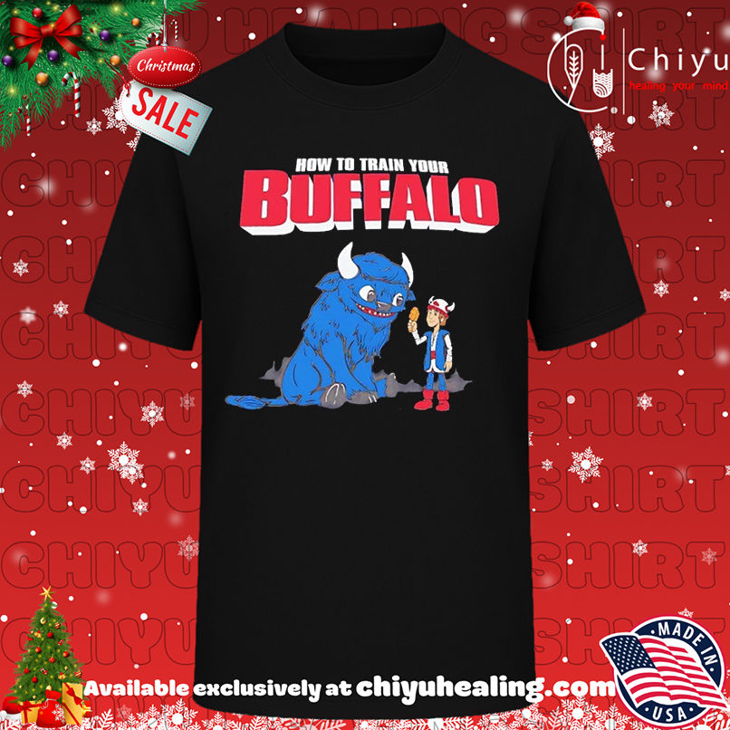 How to Train Your Buffalo cartoon T-shirt, Hoodie, Sweatshirt, Poster Canvas, Mug, Ornaments
