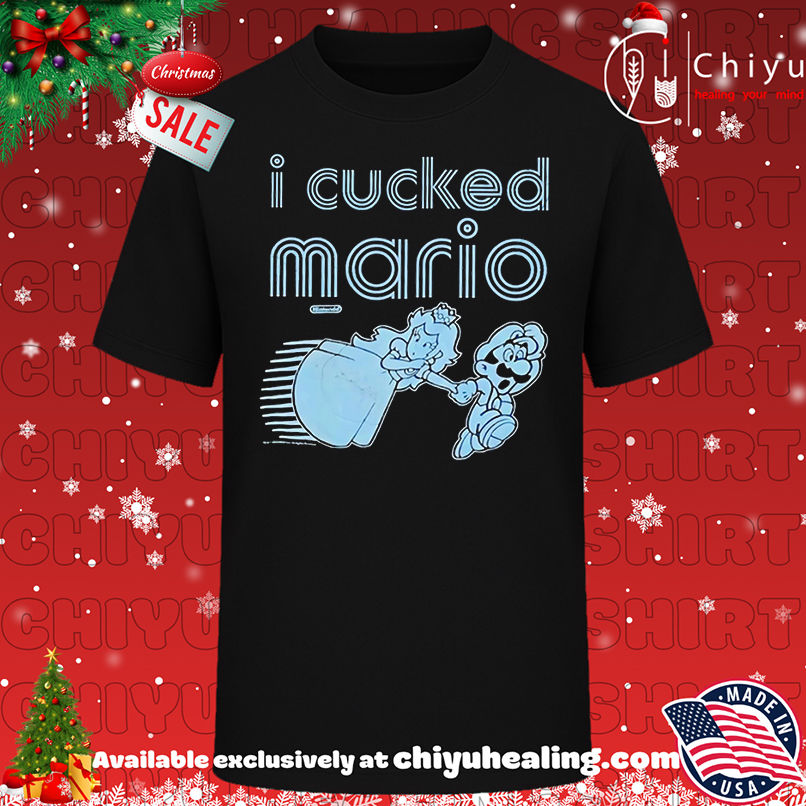 I Cucked Mario retro shirt, Hoodie, Sweatshirt, Poster Canvas, Mug, Ornaments