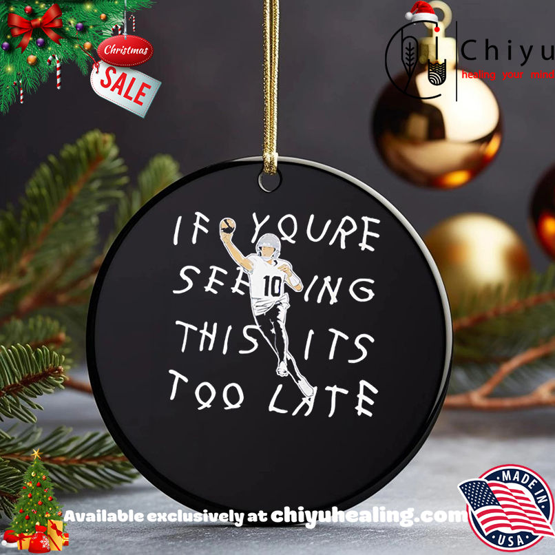 If You're Seeing This It's Too Late football NFL shirt, Hoodie, Sweatshirt, Poster Canvas, Mug, Ornaments