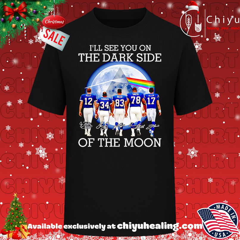 I'll See You On The Dark Side Of The Moon Buffalo Bills Shirt, Hoodie, Sweatshirt, Poster Canvas, Mug, Ornaments