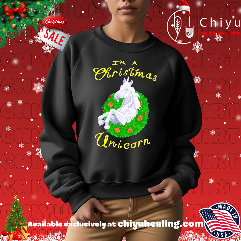 I'm A Christmas Unicorn shirt, Hoodie, Sweatshirt, Poster Canvas, Mug, Ornaments 14 Im A Christmas Unicorn shirt Hoodie Sweatshirt