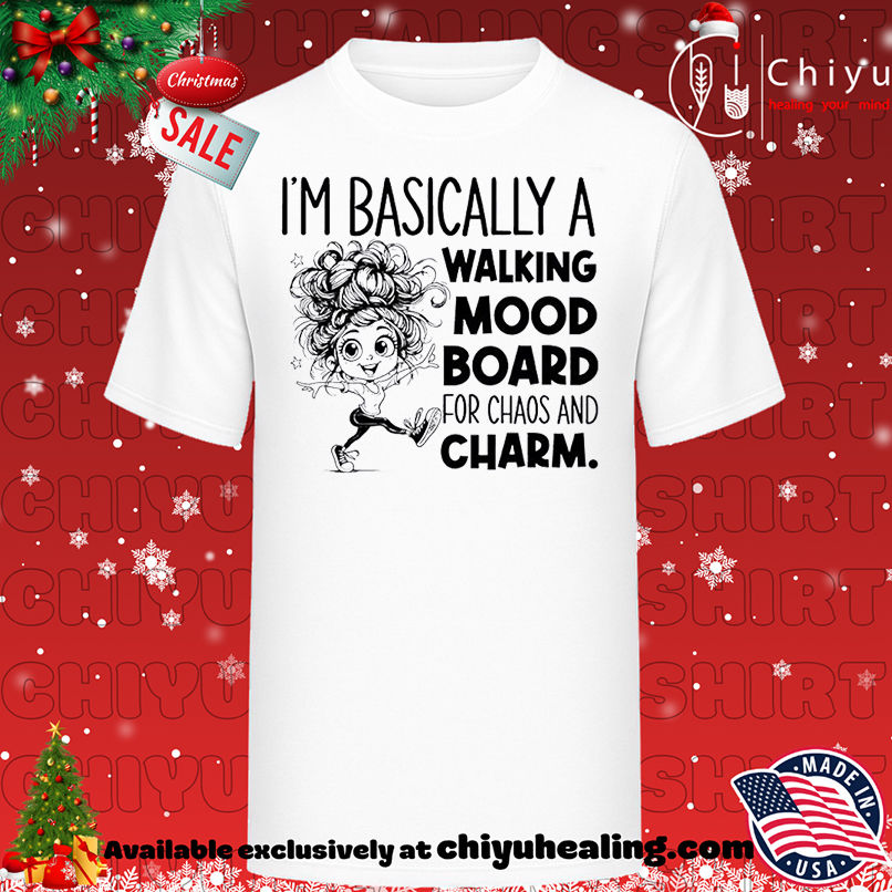 I'm Basically a Walking Mood Board for Chaos and Charm T-shirt, Hoodie, Sweatshirt, Poster Canvas, Mug, Ornaments