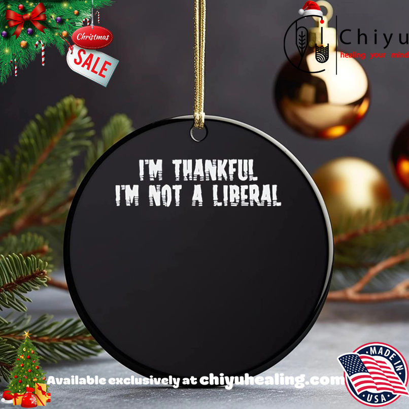 I'm thankful I'm not a liberal 2025 T-shirt, Hoodie, Sweatshirt, Poster Canvas, Mug, Ornaments