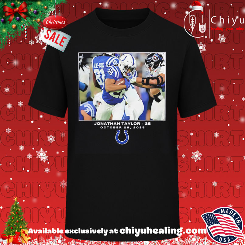 Indianapolis Colts Jonathan Taylor NFL Flash Features Week 8 2025 shirt, Hoodie, Sweatshirt, Poster Canvas, Mug, Ornaments