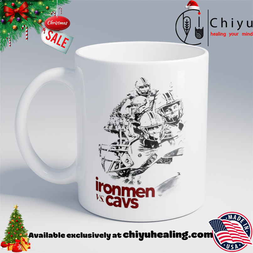 Jackson High School Athletics Ironmen vs Cavs graphic black white shirt, Hoodie, Sweatshirt, Poster Canvas, Mug, Ornaments