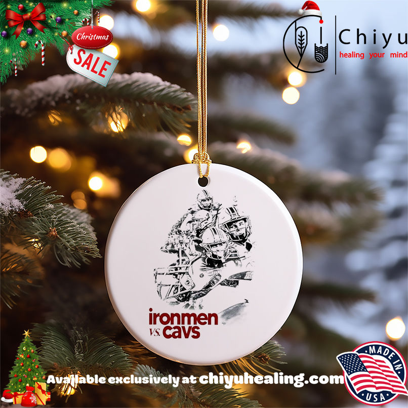 Jackson High School Athletics Ironmen vs Cavs graphic black white shirt, Hoodie, Sweatshirt, Poster Canvas, Mug, Ornaments