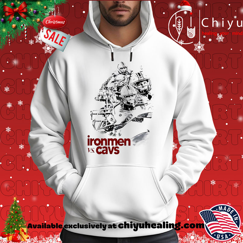 Jackson High School Athletics Ironmen vs Cavs graphic black white shirt Jackson High School Athletics Ironmen vs Cavs graphic black white shirt