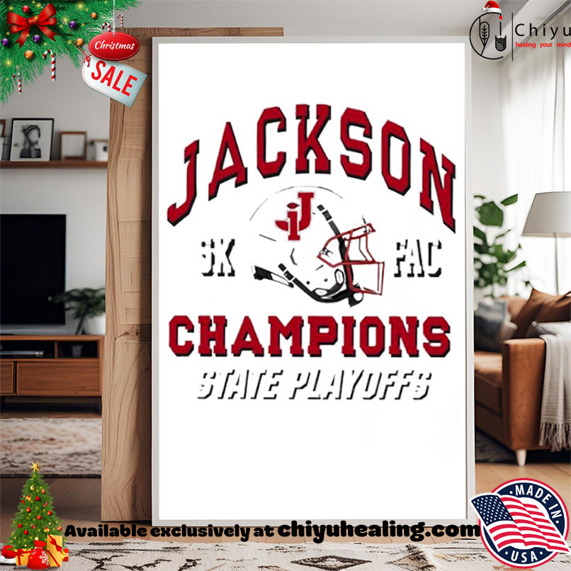 Jackson Ironmen Football 5x FAC Champions State Playoffs helmet shirt, Hoodie, Sweatshirt, Poster Canvas, Mug, Ornaments