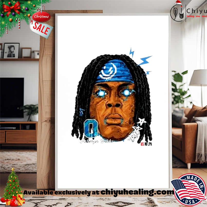 Jahmyr Gibbs Detroit Lions football fat head 0 laser eye shirt, Hoodie, Sweatshirt, Poster Canvas, Mug, Ornaments