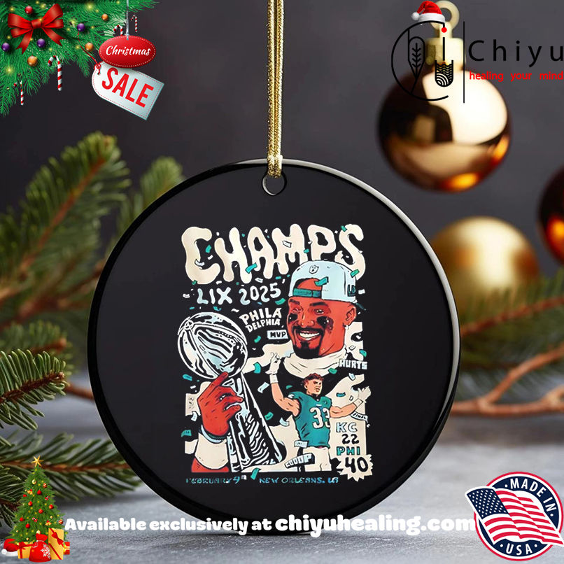 Jalen Hurts And Scott Philadelphia Eagles MVP Super Bowl LIX 2025 shirt, Hoodie, Sweatshirt, Poster Canvas, Mug, Ornaments