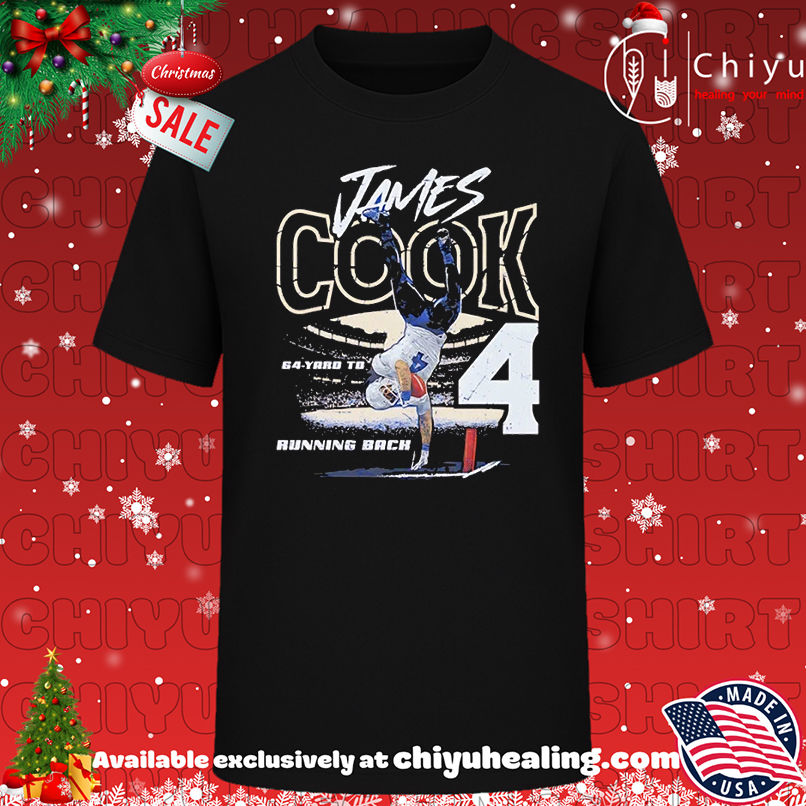 James Cook Buffalo Bills 64-Yard TD Running Back Vintage T-shirt, Hoodie, Sweatshirt, Poster Canvas, Mug, Ornaments