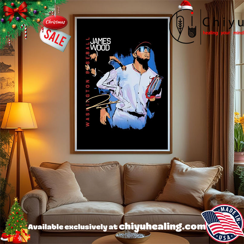 James Wood Washington Baseball Signature T-shirt James Wood Washington Baseball Signature T-shirt