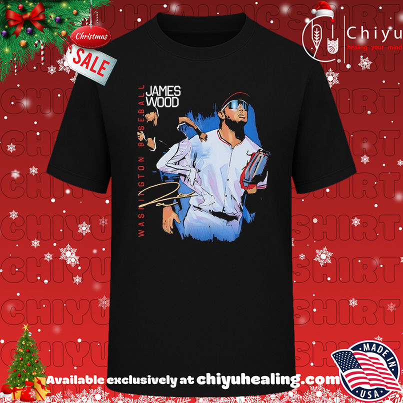 James Wood Washington Baseball Signature T-shirt, Hoodie, Sweatshirt, Poster Canvas, Mug, Ornaments