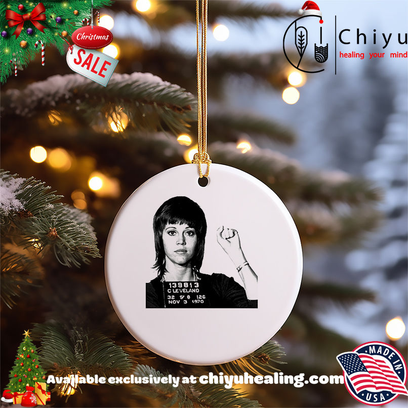 Jane Fonda Mugshot Retro shirt, Hoodie, Sweatshirt, Poster Canvas, Mug, Ornaments