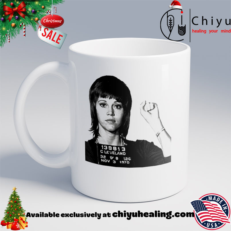 Jane Fonda Mugshot Retro shirt, Hoodie, Sweatshirt, Poster Canvas, Mug, Ornaments
