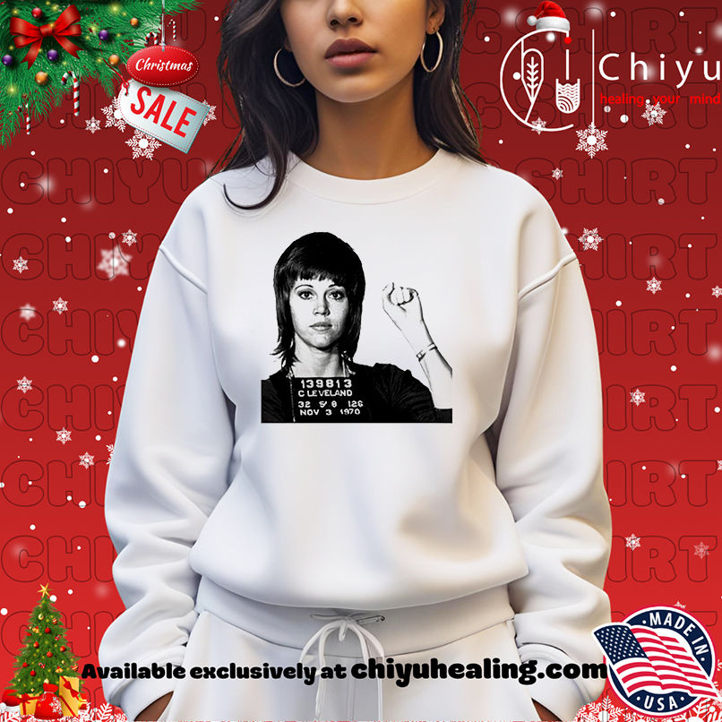 Jane Fonda Mugshot Retro shirt Jane Fonda Mugshot Retro shirt