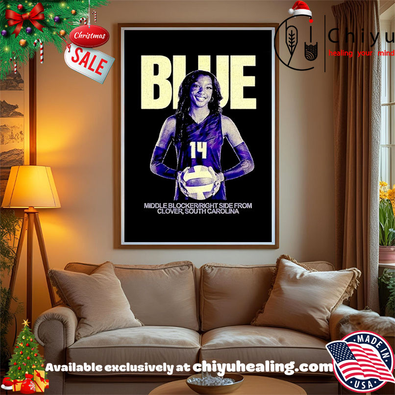 Janelle Blue Middle Blocker Right Side From Clover Vintage T-shirt Janelle Blue Middle Blocker Right Side From Clover Vintage T-shirt