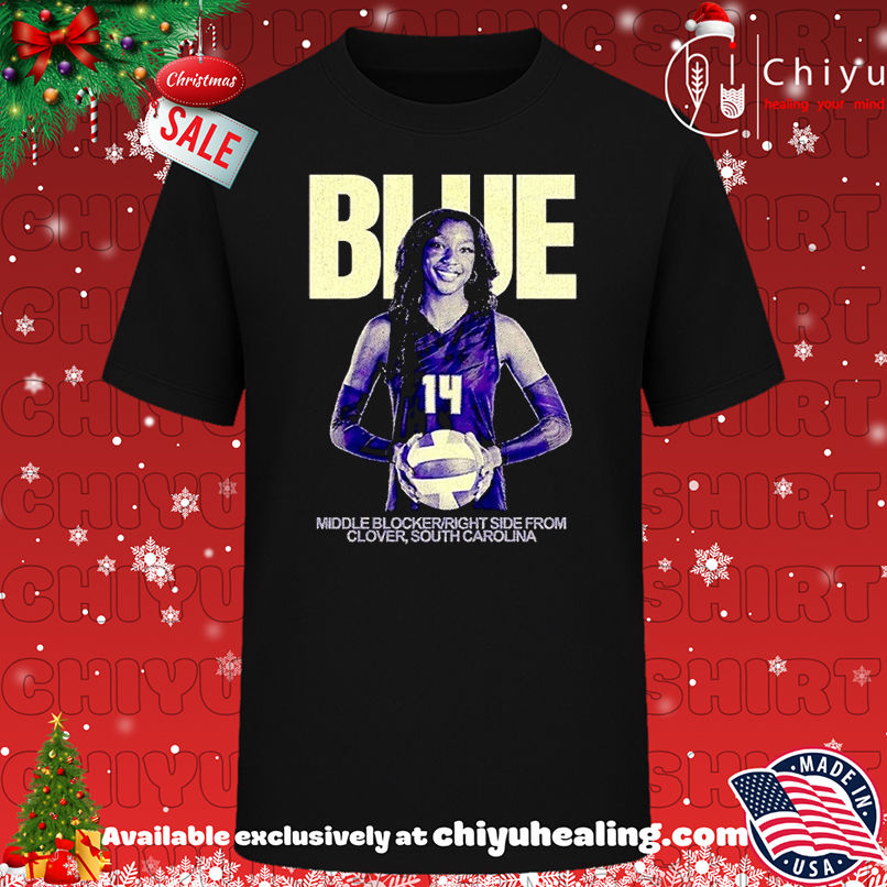 Janelle Blue Middle Blocker Right Side From Clover Vintage T-shirt, Hoodie, Sweatshirt, Poster Canvas, Mug, Ornaments
