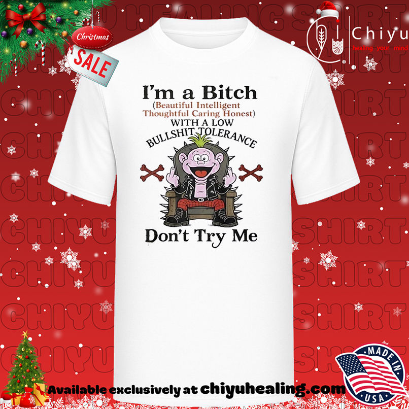 Jeff Dunham Peanut I'm A Bitch Beautiful Intelligent Thoughtful Caring Honest T-shirt, Hoodie, Sweatshirt, Poster Canvas, Mug, Ornaments