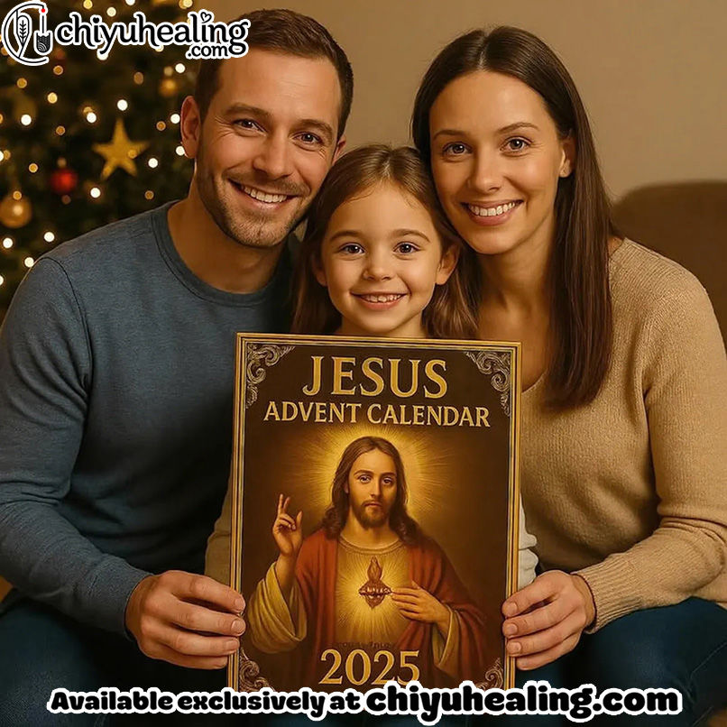 Jesus Advent Calendar 2025, Christmas Countdown Advent Calendar Gift Box with 24 Acrylic Ornaments