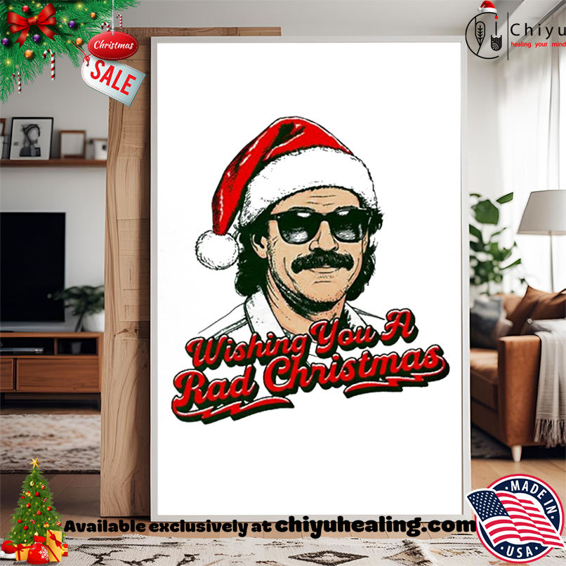 Jim Mcdonald Wishing you a Rad Christmas shirt, Hoodie, Sweatshirt, Poster Canvas, Mug, Ornaments